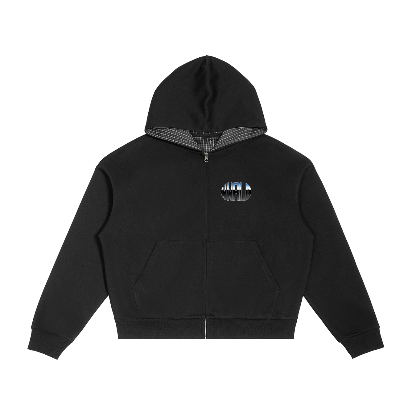 W. WRLD TRI COLOR LOGO HOODIE