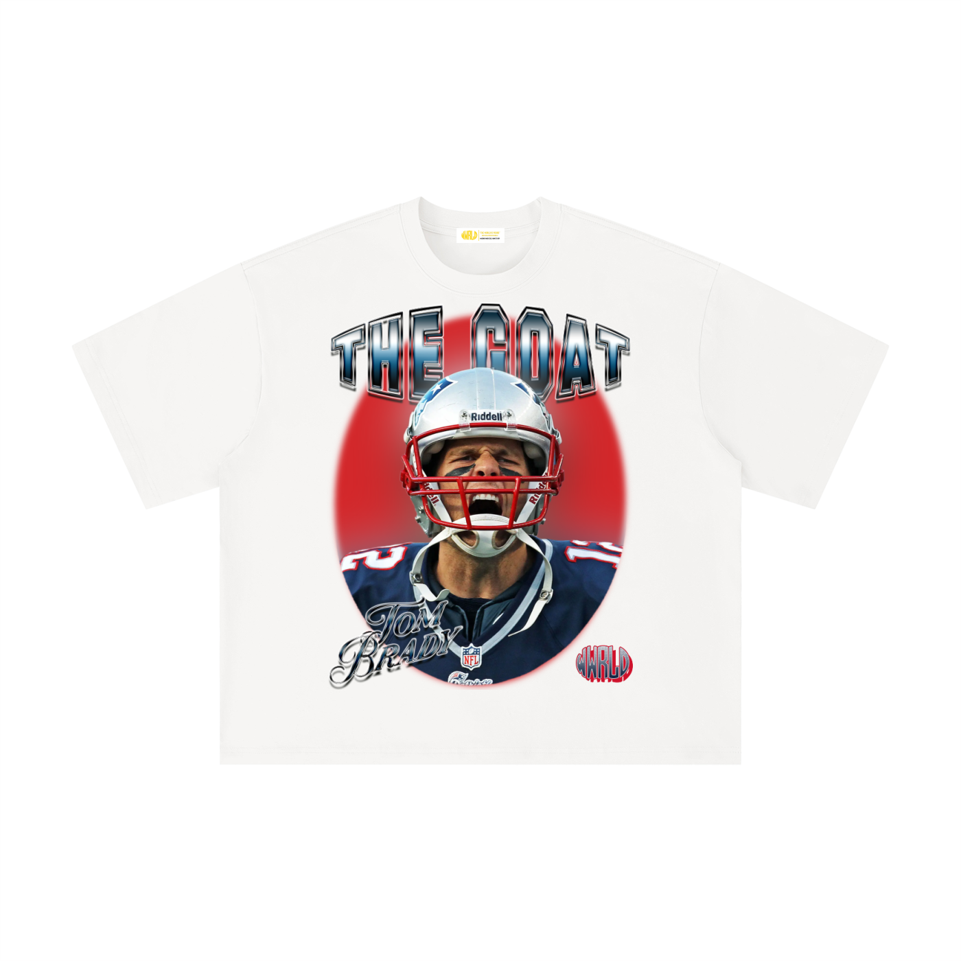 “THE GOAT” BRADY BOXY TEE