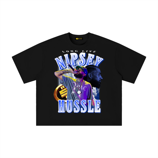 LL NIP HUSSLE BOXY TEE